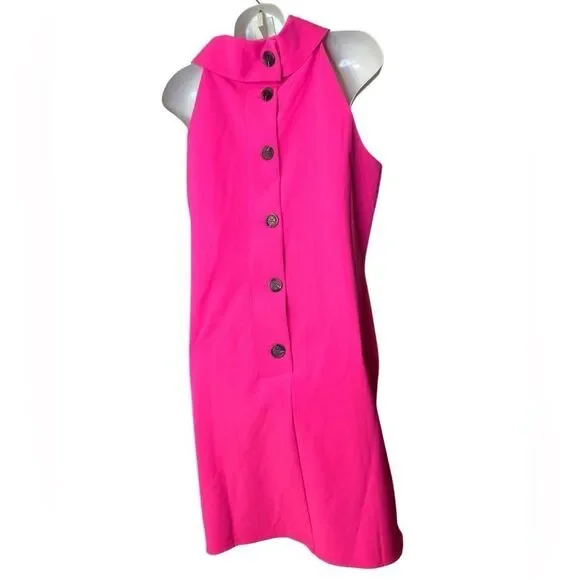 Sail to Sable Hydra Cowl Neck Button Down Back Dress - Picture 6 of 9